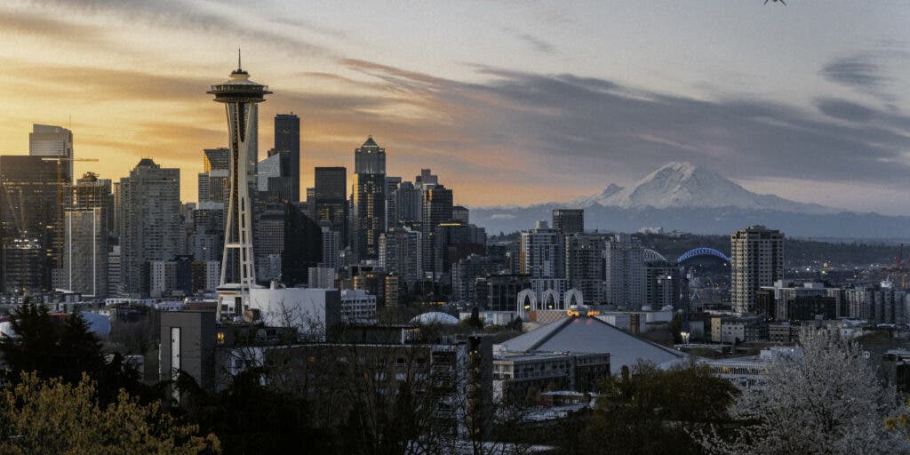 Washington state skyline