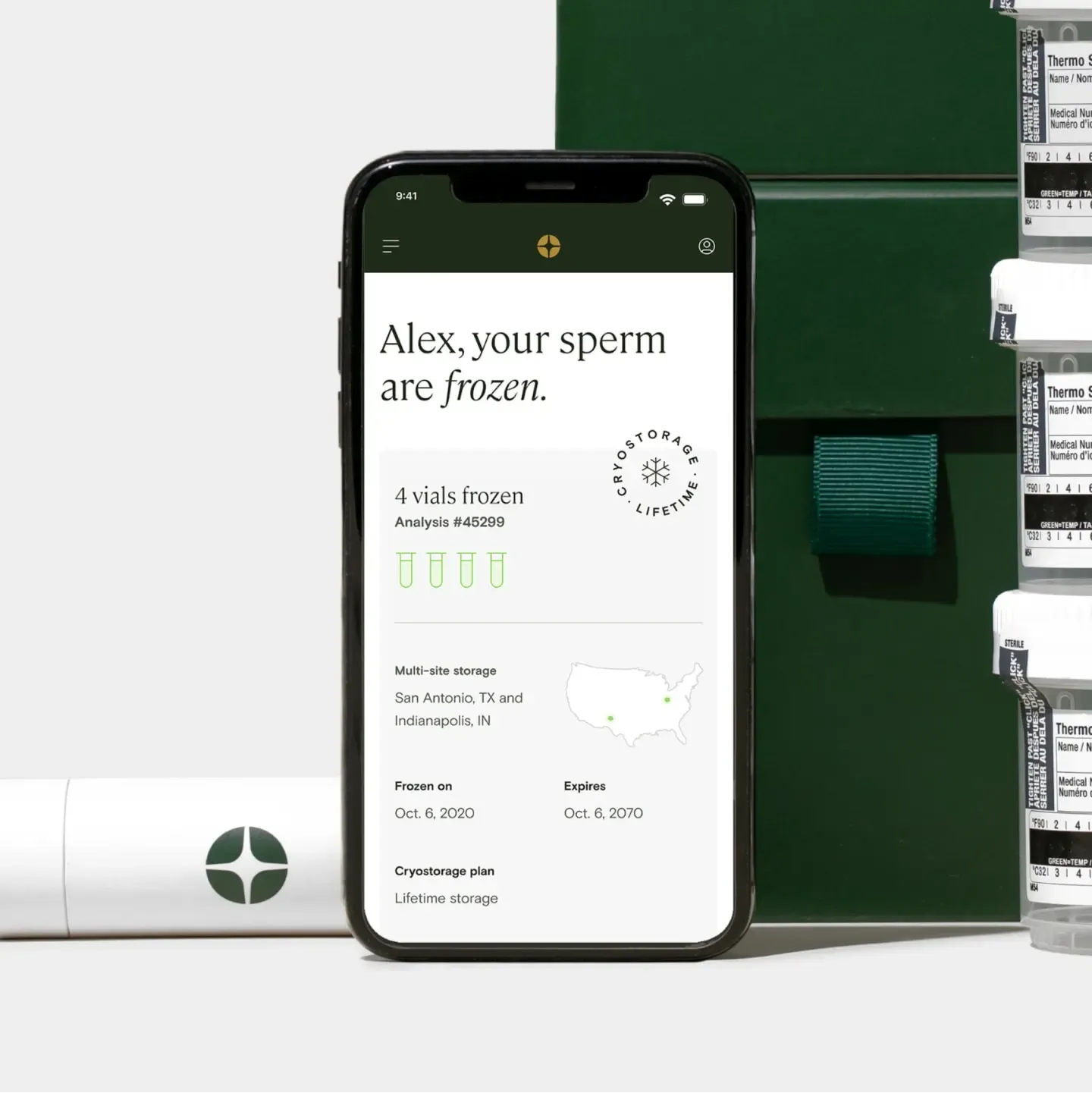 forever-hover Forever mobile screen results page with kit